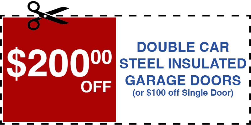 200 off garage door repair Huntington