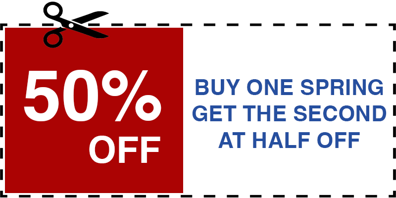 HALF OFF GARAGE SPRING Huntington